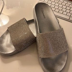 Silver glitz slides